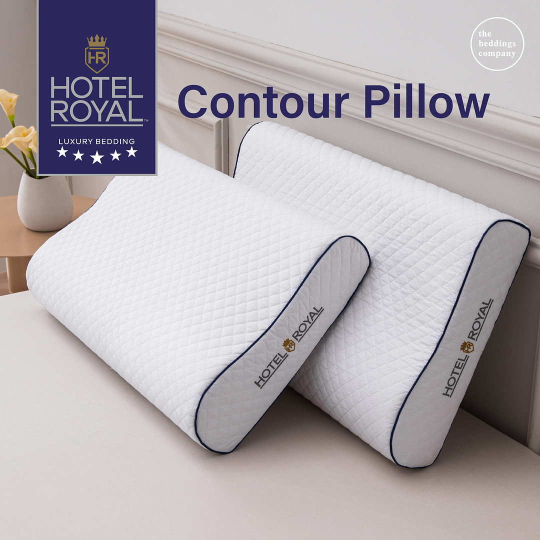 Hotel Royal Contour Pillow | thebeddingscompany